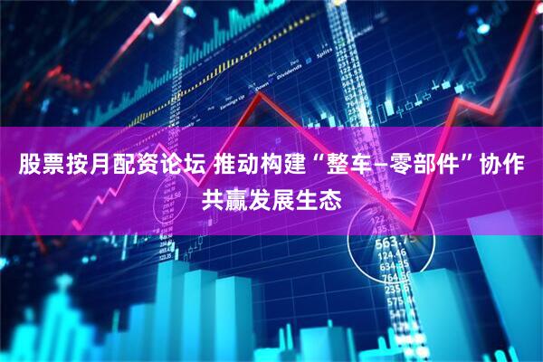股票按月配资论坛 推动构建“整车—零部件”协作共赢发展生态